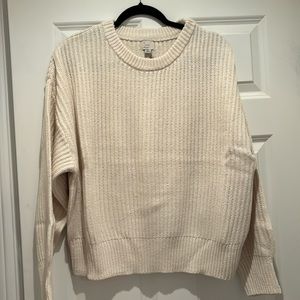 A new day creamy chunky knit sweater